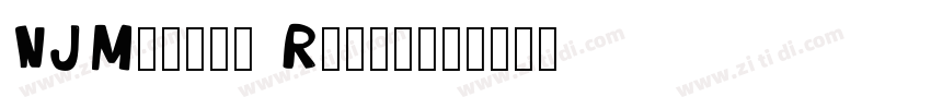 NJMedium Regular字体转换
